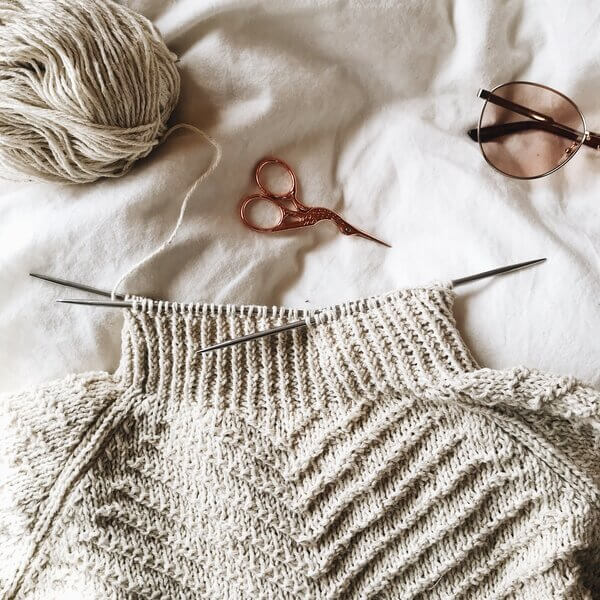 knitting with cotton